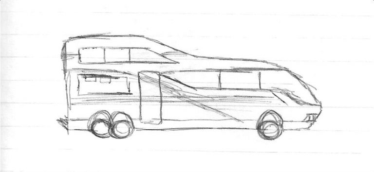 Special vehicles design sketches
