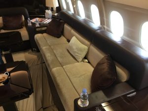 Airbus Elite 318 interior walkaround @ Private Jet show Abu Dhabi