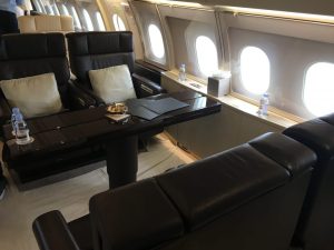 Airbus Elite 318 interior walkaround @ Private Jet show Abu Dhabi