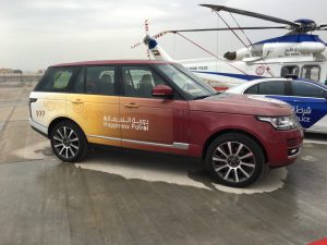 Happiness-patrol-Range Rover in Abu Dhabi