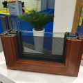 Hybrid window system in both Aluminum and Wood finishes