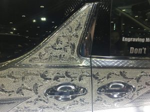 Kuhl engraved body panels for Toyota Vellfire