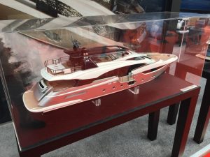 Monte Carlo Yachts 80 Series Yacht scale model