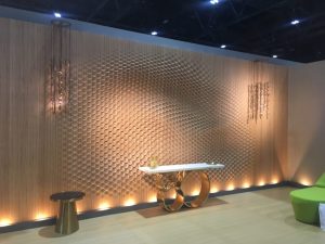 Sophisticated high end 3D wooden wall cladding