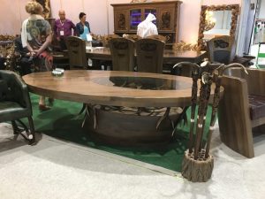 Unique furniture @ The International Hunting Exhibition Abu Dhabi