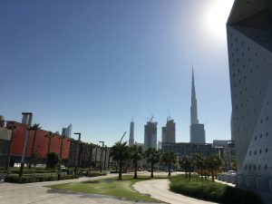Burj Khalifa can be seen from all over the city