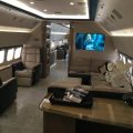 Cool interior of BBJ Private Jet based on Boeing 737