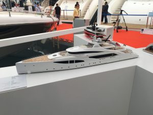 Mega Yacht collection and scale models @ Dubai Boat Show