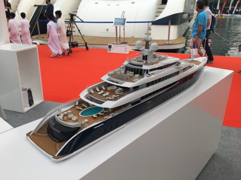 Mega Yacht scale model collection