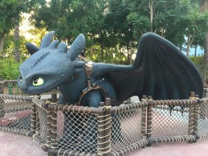 Toothless black fury dragon