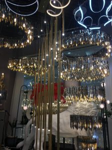Pendant light designs in brass and gold finish