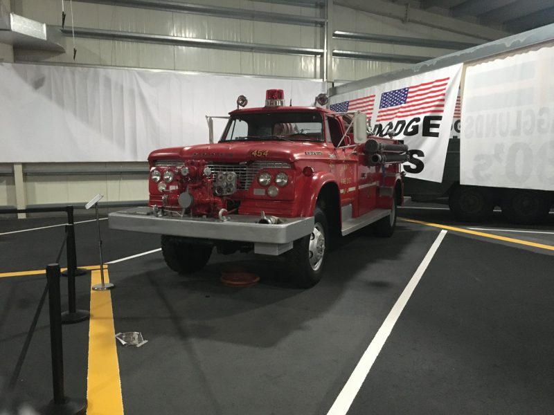 Classic fire fighting trucks