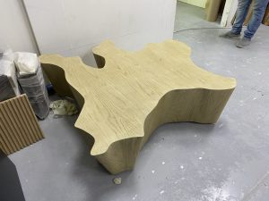 Decorative wood tables