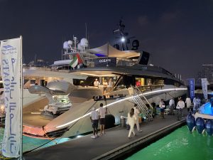 Mega Yacht display @ Dubai Boat show 23